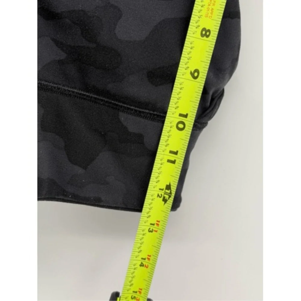 Lululemon Sports Bra Align Camouflage‎ Black Reversible Women 6 Nulu